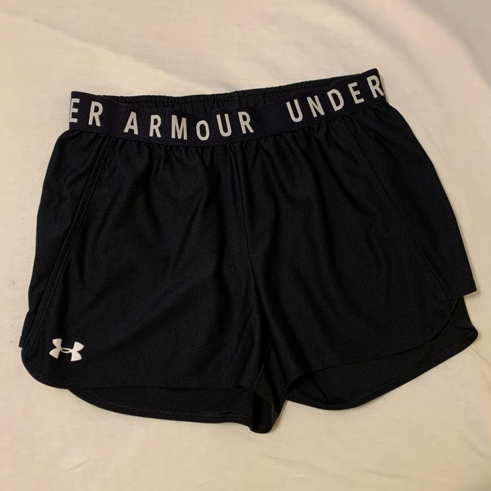 Black Under Armour Running Shorts - Medium